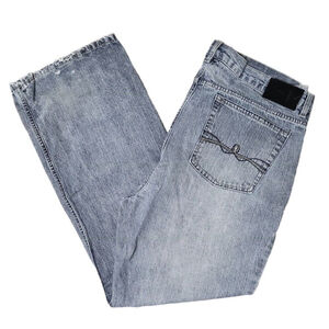 Moto Men's Jeans Size 40 Blue Vintage Straight Leg